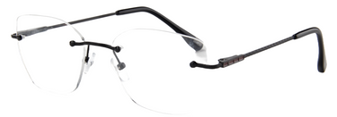 Men Urban Eyeglasses : Kosi - Black - SpecSMART Eye Clinic (Diagonal View)
